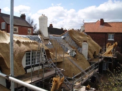 Rethatching a roof